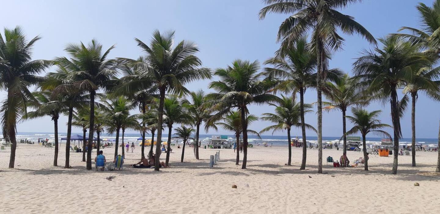 Apartamento Kit Net Pe Na Areia Прая-Гранди Экстерьер фото